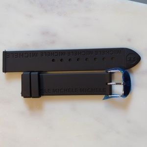 18mm Michele Black Watch Band
